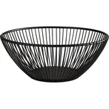 Корзина для фруктов «Сварт» круглая металл D=20,H=8см черный