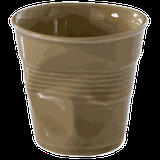 Стакан для горячих напитков «Савана» фарфор 180мл D=85,H=85мм коричнев.