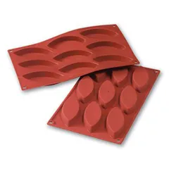 Baking dish “Boat” [9 cells] silicone ,H=15,L=100,B=44mm