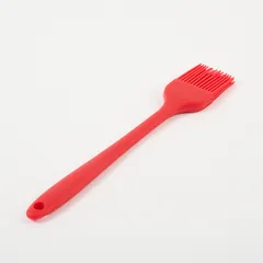 Кисть кондитерская силикон ,L=20,4см красный, изображение 2