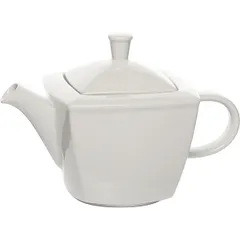 Чайник заварочный «Виктория» фарфор 400мл D=65,H=125,L=177,B=106мм белый
