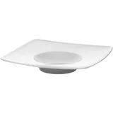 Тарелка десертная «Виктория» фарфор ,L=26,B=26см белый