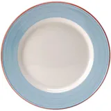 Тарелка «Рио Блю» сервировочная фарфор D=300,H=25мм белый,синий