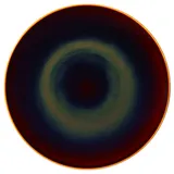 Тарелка «Реактив Колор» кост.фарф. D=19,H=2см красный,черный