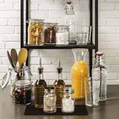 Банка «Оффисина 1825» круглая с крышкой стекло 0,75л D=10,8,H=13,6см прозр., изображение 3