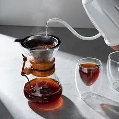 Бокал для горячих напитков «Проотель» двойные стенки термост.стекло 110мл D=62,H=100мм прозр., изображение 2