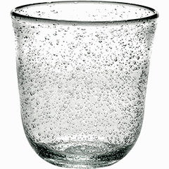 Old fashion "Pure" glass D=8,H=9cm clear.