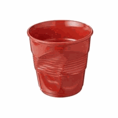 Ведро для шампанского фарфор 3л D=20,H=19,5см красный