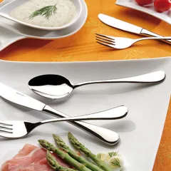 Нож столовый «Риволи» сталь нерж. ,L=210/30,B=2мм металлич., изображение 2