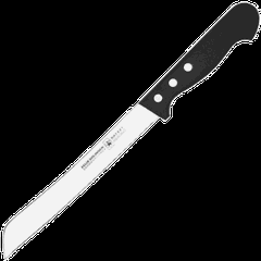 Нож для хлеба «Глория» сталь,пластик ,H=20,L=360/210,B=25мм черный,металлич.