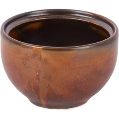 Сахарница «Мак» с крышкой фарфор 200мл D=91,H=60мм медный, изображение 2