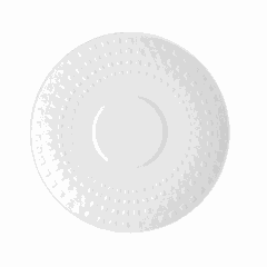Блюдце «Сатиник» фарфор D=142,H=20мм белый