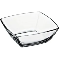 Salad bowl “Tokyo” glass 0.5l ,H=70,L=125,B=125mm clear.