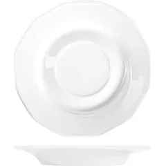 Saucer “Mercury” porcelain D=11,H=2cm white