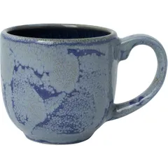 Coffee cup “Aurora Vesuvius Lapis”  porcelain  110 ml  blue, light blue.