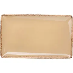 Блюдо «Террамеза Вит» прямоугольное фарфор ,L=27,B=16,5см бежев.