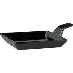 Serving dish with handle plastic ,H=15,L=95,B=95mm black