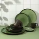 Салатник «Сейдж» фарфор 0,75л D=170,H=55мм зелен.,бронз., изображение 15