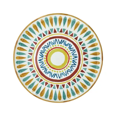 Блюдо для пиццы «Чинция Сафи» фарфор D=33см белый,разноцветн.