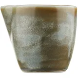 Сливочник «Агава» фарфор 90мл матовый,зелен.