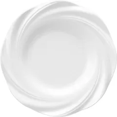 Small plate  porcelain  D=243, H=33mm  white