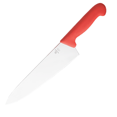 Chef's knife  stainless steel, plastic  L=43/30, B=6 cm  red, metal.