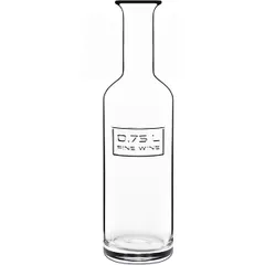 Бутылка «Оптима» для вина без крышки стекло 0,75л прозр.