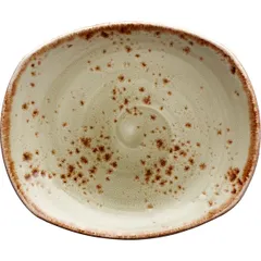 “Kraft Green” pie plate  porcelain , H=20, L=155mm  green.