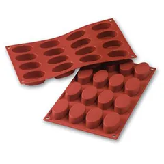 Baking pan “Oval” [16 cells] silicone ,H=20,L=55,B=33mm