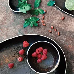 Салатник «Эстиа» фарфор 250мл ,H=7,L=13,B=12см коричнев.,белый, изображение 2