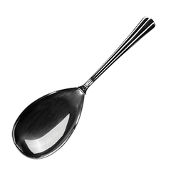 Ложка сервировочная «Библос» сталь нерж. ,L=12,5/25см металлич.