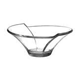 Креманка «Делиссимо» стекло 380мл D=181,H=73,L=168,B=181мм прозр.