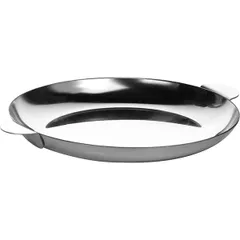 Portion pan stainless steel D=175,H=15mm metal.