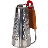 Терка 3-х сторонняя сталь нерж.,пластик D=115,H=215,B=95мм металлич.