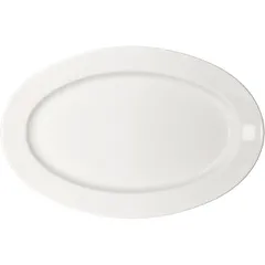 Блюдо «Кунстверк» овальное фарфор ,H=3,L=41,B=26см белый