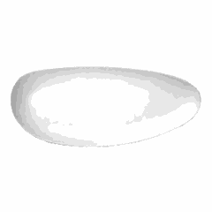 Блюдо «Исола» овальное фарфор ,L=32,5,B=14см белый