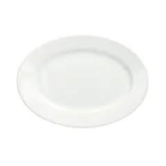 Тарелка «Амбиент» овальная фарфор ,L=26см белый