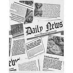 Бумага для конусов и сэндвичей[4000шт] ,L=33,B=25см черный,белый