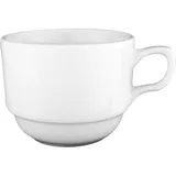 Чашка чайная «Белая» Браво фарфор 250мл D=97/120,H=70мм белый