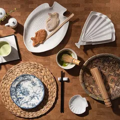 Блюдо «Кунстверк» веер фарфор ,H=40,L=205,B=175мм белый, изображение 2