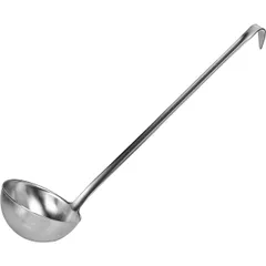 Ladle steel 0.75l D=15,H=16,L=59cm metal.