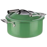 Мармит-супница сталь нерж.,стекло 4л D=30,5,H=17,5см зелен.