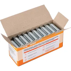 Баллончики для сифона для сливок 8г N20[50шт] сталь, изображение 3