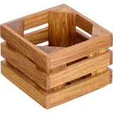 Ящик декоративный дуб ,H=80,L=105,B=105мм деревян.