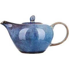 Teapot “Iris”  porcelain  0.7 l  blue.