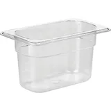 Гастроемкость GN 1/9 поликарбонат 0,9л ,H=10,L=17,6,B=10,8см прозр.