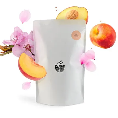 Смесь сухая для приготовления напитков «Цветущий персик» для раф кофе 500г картон,пластик ,H=25,L=7,, Вкус: Персик