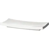 Блюдо для суши «Кунстверк» фарфор ,H=3,L=32,B=14см белый