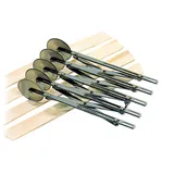 Нож роликовый для теста 5 лезвий сталь нерж. D=55,L=220мм металлич.