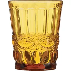 Old fashion glass 220ml D=77,H=100mm amber